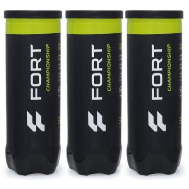 Imagem de Bola de Tênis Fort Championship - Pack 3 Tubos