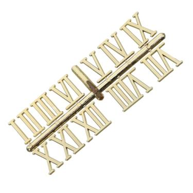 Imagem de COHEALI 1 conjunto de kit de relógio numeral romano 3 cm números de relógio galvanizados e peças de parede para substituição de decoração de casa