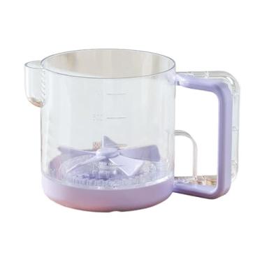 Imagem de ＫＬＫＣＭＳ Batedor de ovos com copo medidor transparente e balança, utensílio de cozinha portátil com bico filtrante, ideal para misturar creme, milkshake e, Tolet