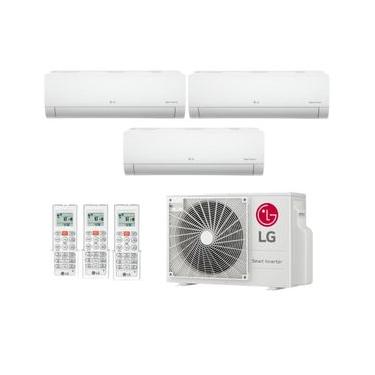 Imagem de Ar Condicionado Multi Split Inverter LG 24000 BTUs (2x9000+18000 HW) Quente/Frio Z3UW24GFB1.AWGZBR4 - 220V