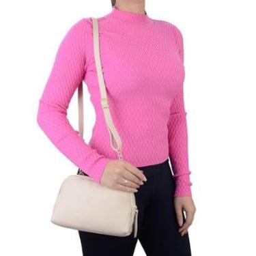 Imagem de Bolsa Feminina Anacapri Tiracolo Bege - C50001-Feminino