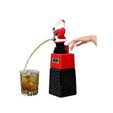 Imagem de BARRAID Dispensador de bebidas/uísque/vinho/vodka/decantador/decantador de Papai Noel operado por bateria para bares/pubs/festas/casa (capacidade de 500 ml)