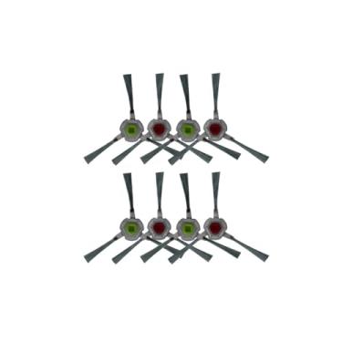 Imagem de Kit de peças de reposição compatível com o aspirador robô Yeedi K650 - Escova principal, escova lateral, filtro HEPA e pano de limpeza.(8 Side Brush)
