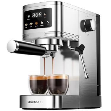 Imagem de SHARDOR Máquina De Café Expresso 20 Bar, Profissional, Com Vaporizador Leite E Tela Sensível Ao Toque, Máquinas Temperatura Ajustável, Para Cappuccino, Latte