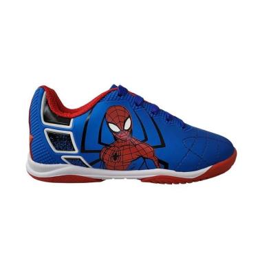 Imagem de Chuteira Tênis Infantil Menino Futsal Dray 4229 Indoor Homem Aranha-Masculino