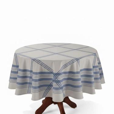 Imagem de Toalha de Mesa Redonda Döhler Clean Luna 180cm, 8 Lugares Redonda, Úni