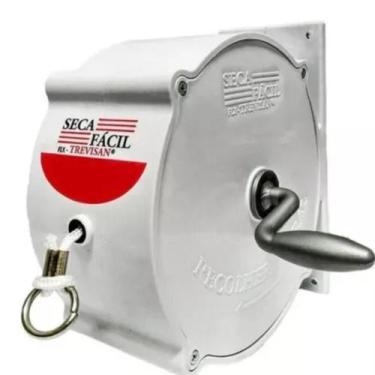 Imagem de Varal De Roupas Retrátil Recolhível Trevisan 30mt Branco