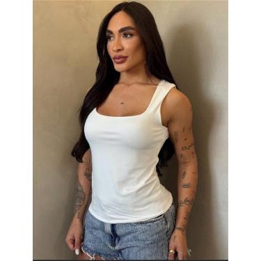 Imagem de Blusa Feminina de Suplex de Poliamida - Alta Elasticidade e Conforto -