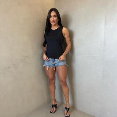 Imagem de Blusa Feminina de Suplex de Poliamida - Alta Elasticidade e Conforto -