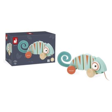 Imagem de Camaleão Articulado para Passear com Rodinhas Tropik - Janod