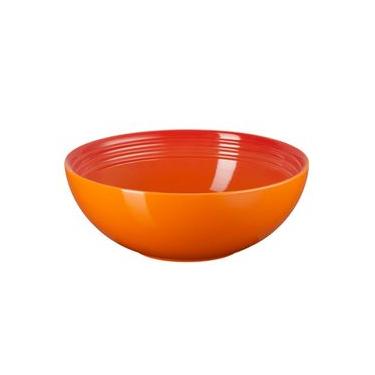 Imagem de Bowl Para Servir De Cerâmica Laranja Vancouver 24Cm - Le Creuset