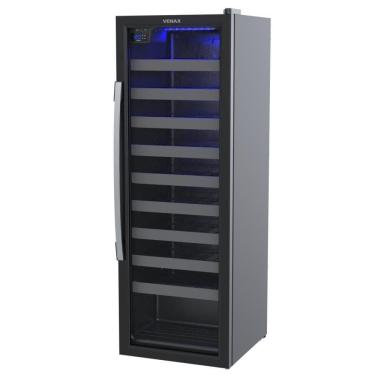 Imagem de Champanheira 200 Para 50 Garrafas -2°c A 8°c Preto Digital 209l Ec200 - Venax 220v