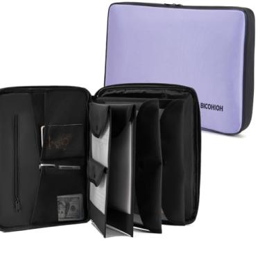 Imagem de Bolsa de documentos portátil, organizador de documentos importante, pasta de arquivo para documentos importantes, fichário de emergência, certidões de nascimento, cartões de segurança social