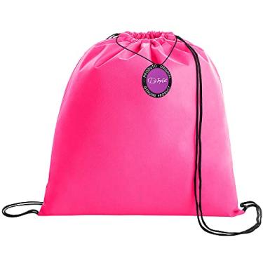 Imagem de Mochila tipo Saco Gym Sack em TNT Premium 37x41cm Cute TopGet (Rosa)
