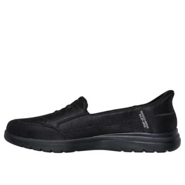 Imagem de Skechers Mocassim feminino em movimento Flex-Source Hands Free Slip-ins, Preto, 10 Wide