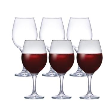 Imagem de Ruvolo, Kit de Taça de Vinho Tinto One, Taça de Vidro 6 pcs, 600ml