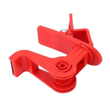 Imagem de AUNMAS Presente de Mesa Dos Amigos do Envoltório, Distribuidor da Fita Desktop para Projetos Feriado que Elaboram o Escritório Em Casa, Design da Braçadeira de Mesa 360° Giratório (Vermelha)