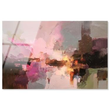 Imagem de Creamy Rose Palette III impressão acrílica arte de parede rosa por Art Remedy, pronto para pendurar, 61 x 40 cm