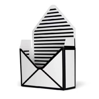 Imagem de BBJ WRAPS Caixas de flores envelope para arranjos listrados buquê floral caixa de papel de embrulho suprimentos de florista, 20 x 7 x 14 cm - 5 unidades
