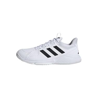 Imagem de adidas Tênis masculino Court Flight M, Branco/Preto/Branco, 43