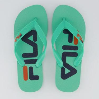 Imagem de Chinelo Fila Fingers Feminino Verde, 35-36