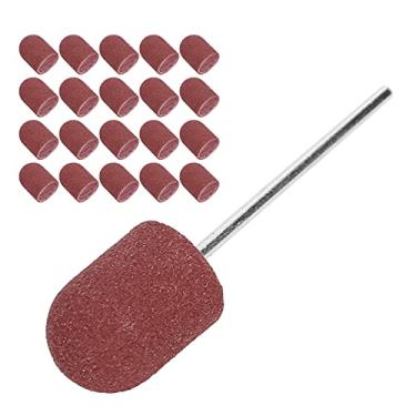Imagem de Generic Bandas de Polimento de Alta Eficiência Dos Bocados de Broca do Tampão Arte do Prego Ajustados para Unhas Bonitas, 13x19mm, Apropriado para Entusiastas Arte Prego (Marrom)
