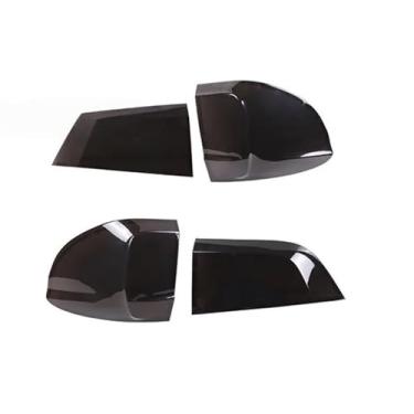 Imagem de compatível com 2014-2018 BMW X5 F15 Estilo de carro Lâmpada traseira sombra luz indicadora de freio enegrecida tampa da lâmpada traseira acessórios para carro