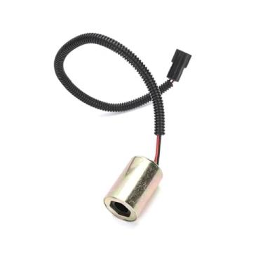 Imagem de Para DH60-5 DH60-7 bobina de válvula solenoide rotativa de trava de segurança do piloto da escavadeira 12V