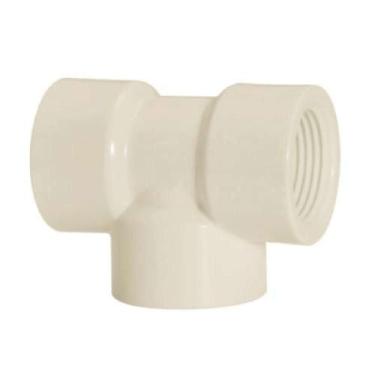 Imagem de Tee Com Rosca 1'' Pvc 6,3 Pn 750 Kpa - Amanco