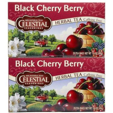 Imagem de Tea Celestial Seasonings Black Cherry Berry 40 sacos