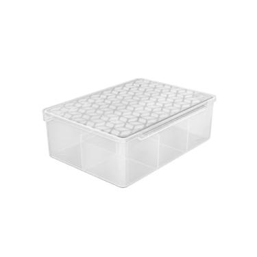 Imagem de Box Multiuso com Divisória Transparente Translucido UZ Utilidades - UZ444-TR
