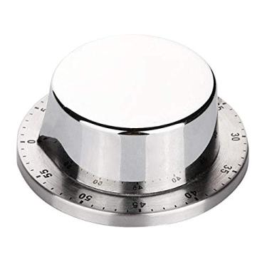 Imagem de Timer de Cozinha Temporizador Mecânico com Alarme Lembrete Contagem Regressiva Magnético Temporizadores Manuais 60 Minutos Cronometragem Sem Baterias