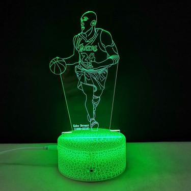 Imagem de Luz noturna 3D Star Kobe Crackle Colorful Touch USB 5V