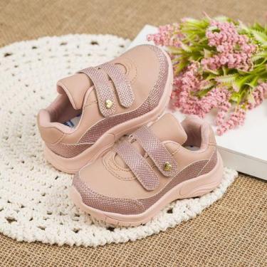 Imagem de Tênis Infantil Menina Pinokio, 22, Nude