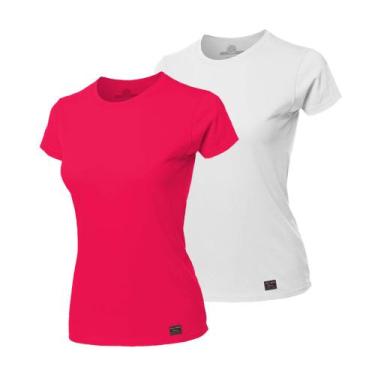 Imagem de Kit com 2 Camisetas Feminina Gola Redonda Basic Sport  - Polo Match, M