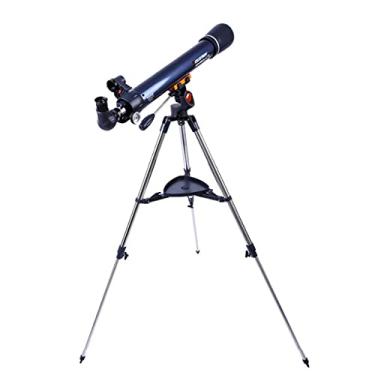 Imagem de pcagfaajmh Telescópio astronômico 700/70 mm telescópio refrator lente HD 175X telescópio monocular com tripé ajustável para crianças iniciantes observando estrelas no céu
