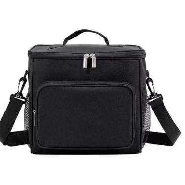 Imagem de Bolsa Térmica Grande e Portátil para Marmita com Alça Ideal para o Uso Diário Piquenique de Viagem(CB-5 Aleatório)