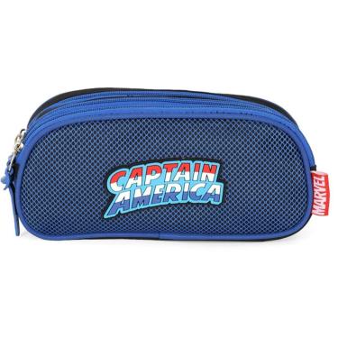 Imagem de Estojo Escolar Menino Triplo Tres Compartimentos Avengers-Masculino