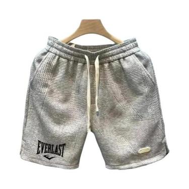 Imagem de Bermudas Casuais Masculinas Estampadas Respiráveis E Confortáveis Para