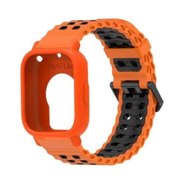 Imagem de Pulseira De Silicone Bicolor Para Redmi Watch 5 Active Lite Ocean Com 