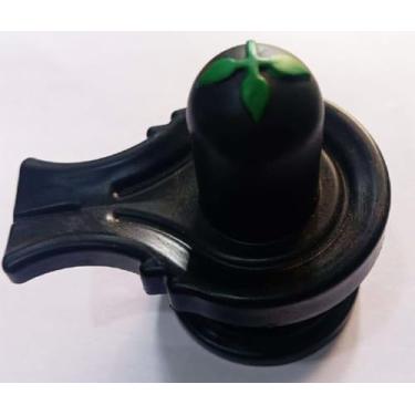 Imagem de Yuktha Eternals Small Shivling Idol for Pooja Home or Office Decorative Showpiece | Shiva Lingam | Resin, Glossy, Black.