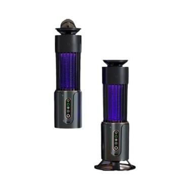 Imagem de Lâmpada Elétrica Mata-Mosquitos USB 2025 Com Temporizador Para Acampam
