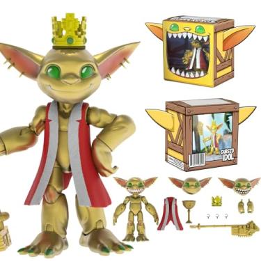 Imagem de Plunderlings Cursed Idol, Lone Coconut Action Figure, Unique Pirate Goblin Figures, Fresh Character Line with 3 Swappable Faces, Magnetic Hats & Mix-and-Match Gear