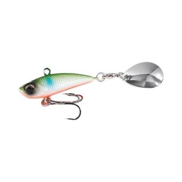 Imagem de Isca De Pesca WALK FISH Spinner Bait De Metal VIB Com Cauda Rotativa E