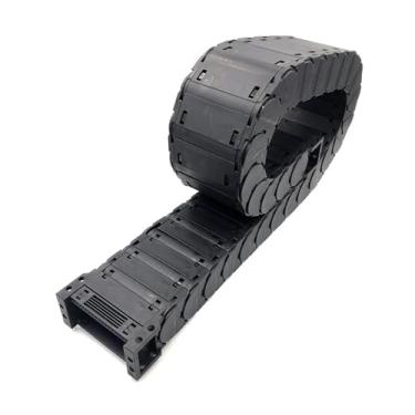 Imagem de Equipamento industrial Corrente de arrasto de cabo de reboque de 1 metro tipo fechado aberto em ambos os lados Correntes de transmissão de baixo ruído (R100, 30 x 38 mm)