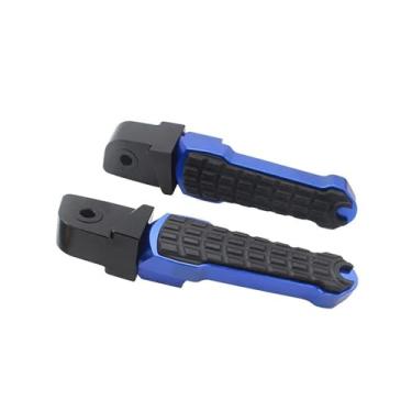 Imagem de Anti-derrapante Para forza125 2023 2022 2021 força 250 300 350 cnc pedal do passageiro traseiro pé-placas(Azul)