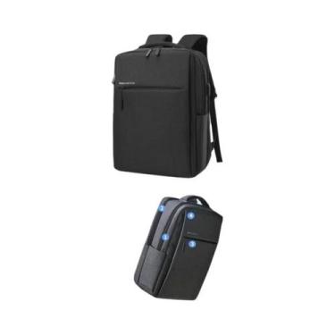 Imagem de Mochila Durável Para Laptop De 40L, 17 Polegadas, Com Carregador USB E