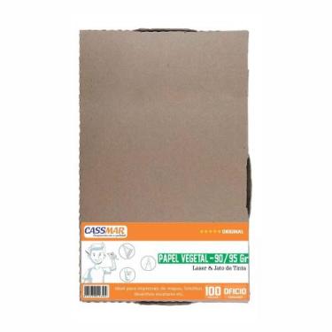 Imagem de Papel Vegetal Ofício 216x355mm 90/95g 100folhas - Cassmar