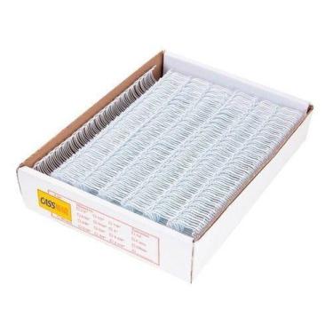 Imagem de Wire-o para Encadernação 2x1 A4 Branco 5/8 para 120fls 50un - Cassmar