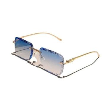 Imagem de Óculos De Sol Vintage Sem Armação Para Homens E Mulheres, Design De Ma